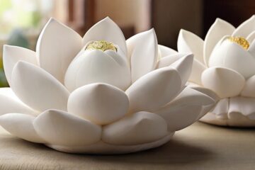 White Lotus Pillows