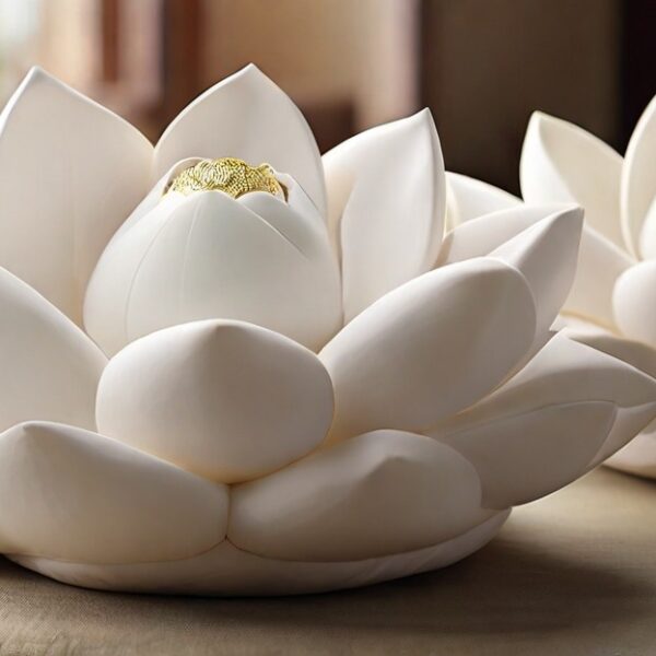 White Lotus Pillows