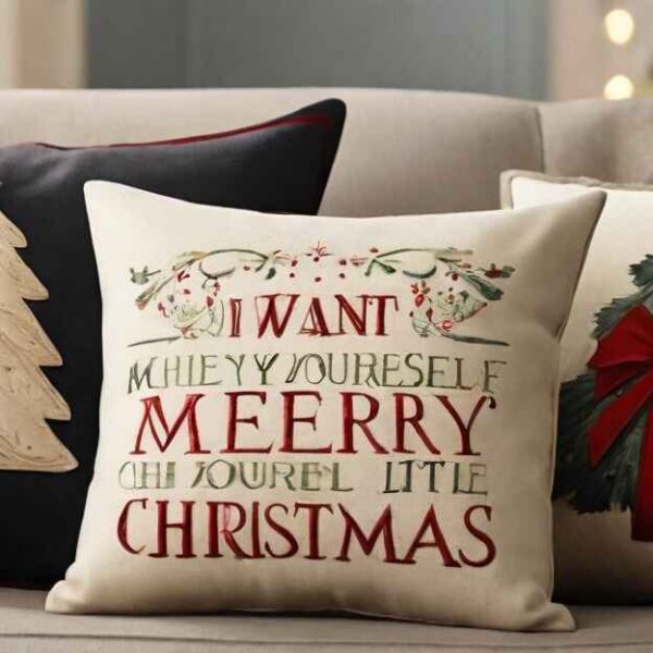 have yourself a merry little christmas pillow