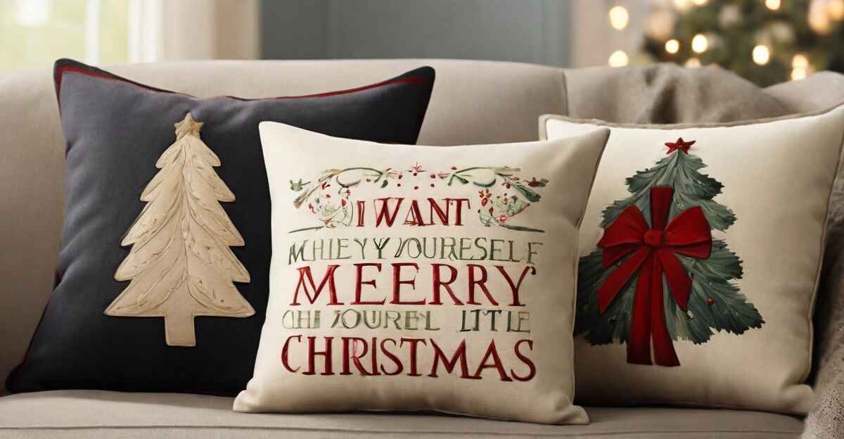 have yourself a merry little christmas pillow