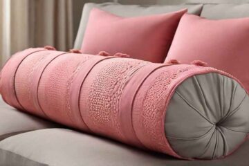 pink bolster pillows