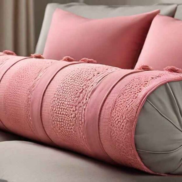 pink bolster pillows